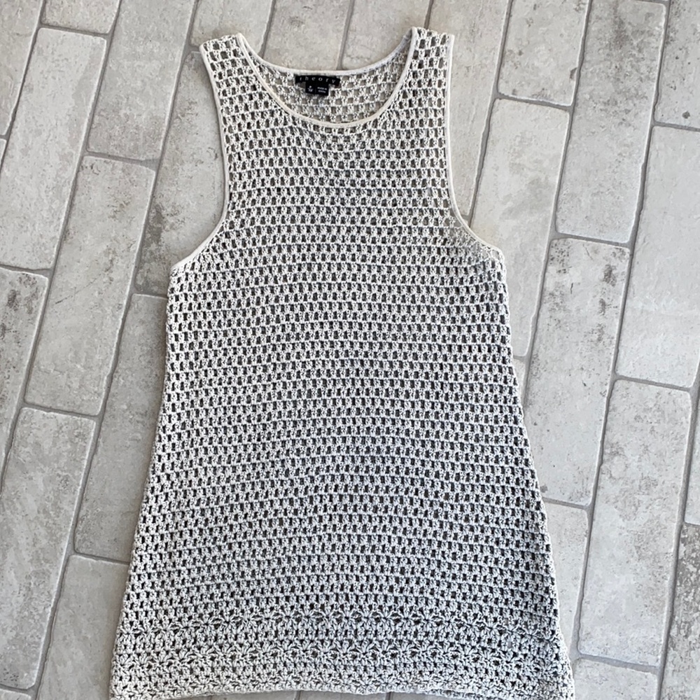 THEORY CROCHET TANK TOP
